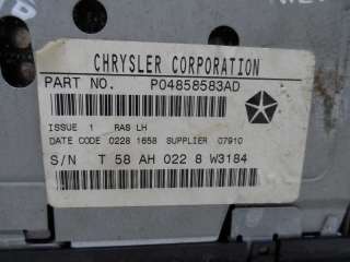 Магнитола Chrysler Concorde 2 2000г. P04858583AD - Фото 4