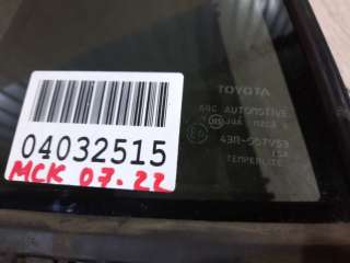 Стекло двери задней левой Toyota Rav 4 2 2006г. 6812442130 - Фото 2