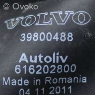 Ремень безопасности Volvo V60 1 2012г. 616159000, 39800488 , artGTV18846 - Фото 3