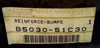 Усилитель бампера заднего Nissan Sunny N14 1995г.  - Фото 3