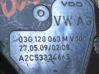 Заслонка дроссельная Volkswagen Passat B6 2009г. 03G 128 063 M - Фото 2
