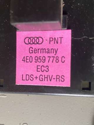 Кнопка регулировки сидения Audi A8 D3 (S8) 2006г. 4E0959766H,4E0959778C,4E0881326C - Фото 5