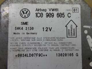 Блок управления подушек безопасности Volkswagen Passat B5 2003г. 1C0909605C - Фото 3