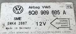 Блок AirBag Audi A4 B5 1999г. 6Q0909605A,5WK42867 - Фото 3