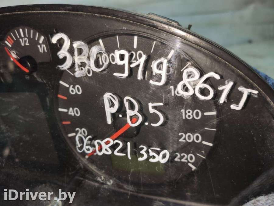Щиток приборов (приборная панель) Volkswagen Passat B5 1999г. 3b0919861j  - Фото 3