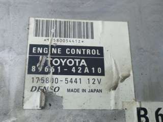 Блок управления двигателем Toyota Rav 4 2 2003г. 89661-42A10 - Фото 4