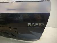 крышка багажника Skoda Rapid 2013г. 5JA827023A - Фото 4