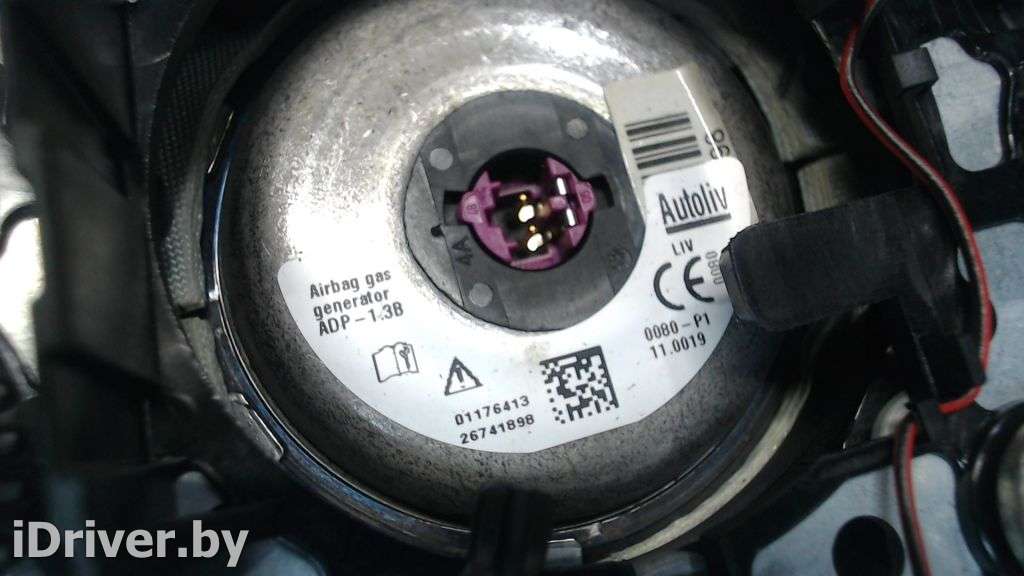 Подушка безопасности водителя Fiat 500L 2013г. 735612116  - Фото 3