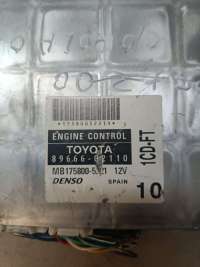 Блок управления двигателем Toyota Corolla VERSO 2 2007г. 896610F090,MB1758005221 - Фото 2