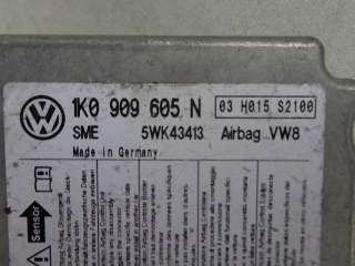 1K0909605N Блок управления подушек безопасности Volkswagen Golf 5 Арт 3259w39304, вид 3