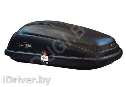 Багажник на крышу Автобокс (250л) FirstBag , цвет черный матовый Mercedes EQA 2012г.  - Фото 1