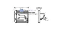 Радиатор отопителя (печки) к Kia Sephia 2 Арт 416049H