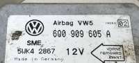 Блок AirBag Volkswagen Sharan 1 restailing 2000г. 6Q0909605A,5WK42867 - Фото 3