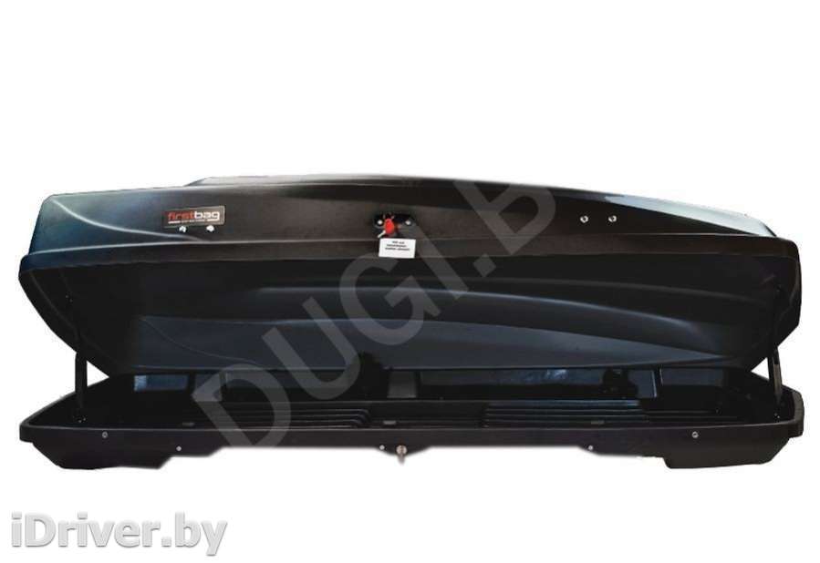 Багажник на крышу Автобокс (480л) FirstBag 480LT J480.006 (195x85x40 см) цвет Subaru Levorg 2012г.   - Фото 6
