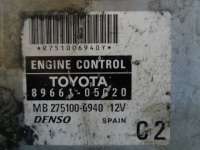 Блок управления ДВС Toyota Avensis 2 2007г. 8966105C20,2751006940 - Фото 3