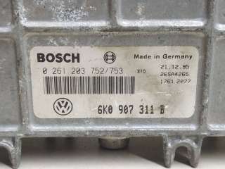 Блок управления двигателем Volkswagen Vento 1997г. BOSCH,6K0907311B,0261203752753 - Фото 3