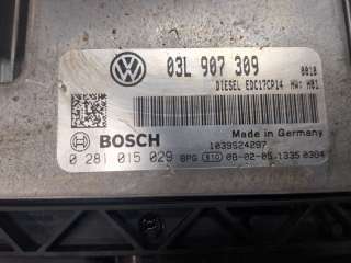 Блок управления двигателем Volkswagen Passat B6 2008г. 03l907309,0281015029 - Фото 2