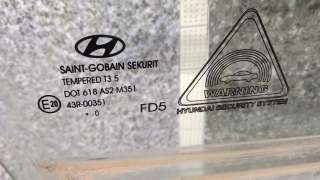 Стекло двери передней правой Hyundai i30 FD 2010г.  - Фото 2