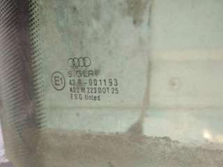 Стекло двери задней левой Audi 80 B4 1993г.  - Фото 2