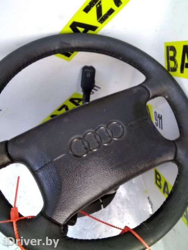 Подушка безопасности водителя Audi A8 D2 (S8) 1998г.  - Фото 1