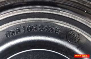 Шкив коленвала Volkswagen Polo 4 2002г.  038105243E - Фото 4