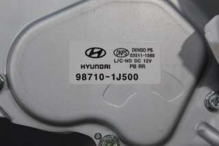 Моторчик стеклоочистителя заднего стекла Hyundai i20 1 2009г. 987001J500 - Фото 2