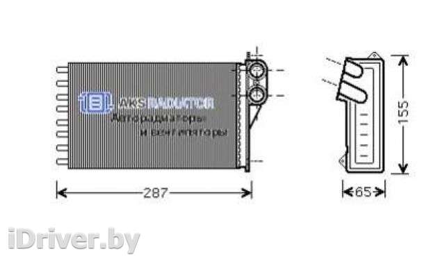 Радиатор отопителя (печки) Citroen C2   - Фото 1