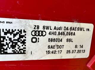 Фонарь задний правый Audi A8 D4 (S8) 2013г. 4H0945096A - Фото 6
