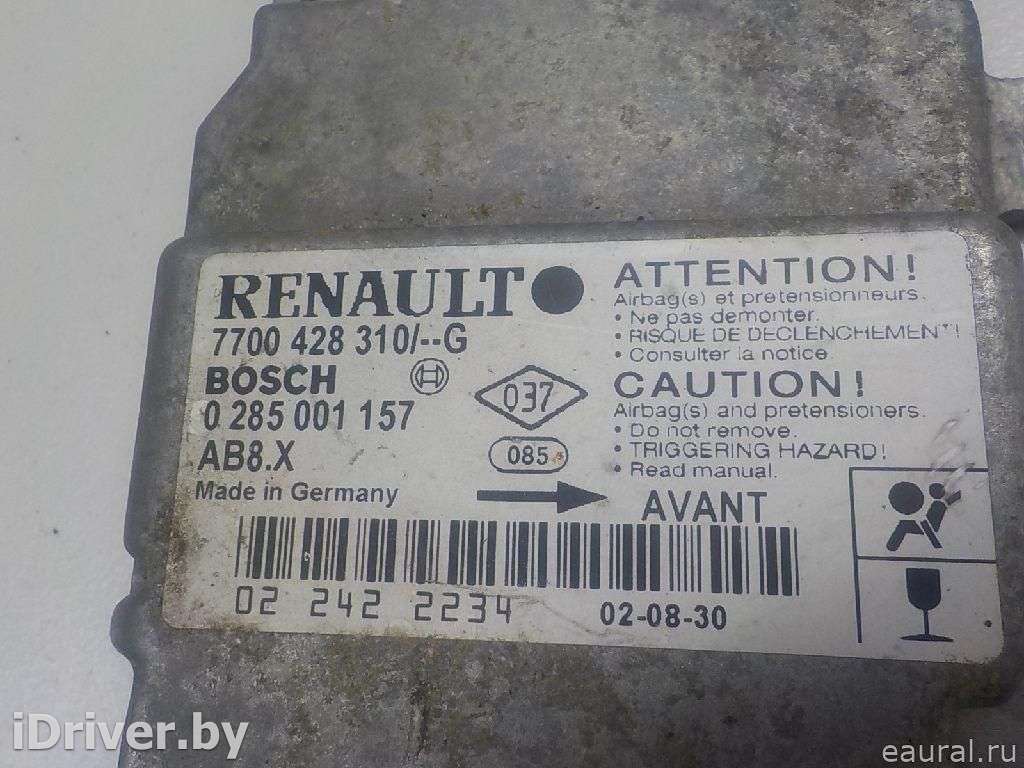 Блок управления AIR BAG Renault Symbol 1 1999г. 7700428310  - Фото 5