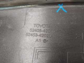 накладка бампера Toyota Rav 4 4 2015г. 5245342900, 5240542010 - Фото 7