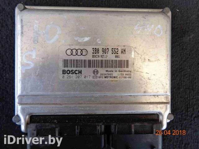 Блок управления двигателем (ДВС) Audi A4 B5 2000г. 3B0 907 552 AN - Фото 1