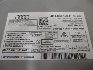 4G1035192F,4G1035192A Магнитола Audi A6 C7 (S6,RS6) Арт 30309.4DN1, вид 3