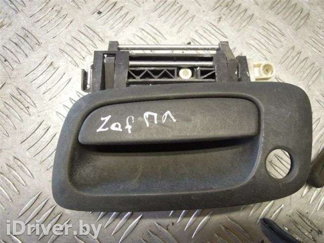Ручка наружная передняя левая Opel Zafira A 2002г.  - Фото 1