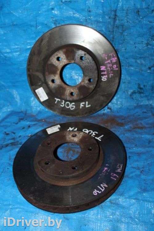 диск тормозной (пара) Nissan X-Trail T30 2002г. 40206-8H300 - Фото 1
