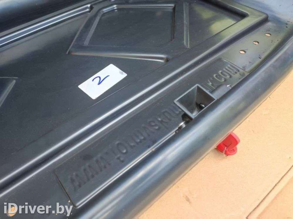 Багажник на крышу Автобокс (250л) FirstBag , цвет черный матовый Nissan Terrano 3 2012г.   - Фото 6