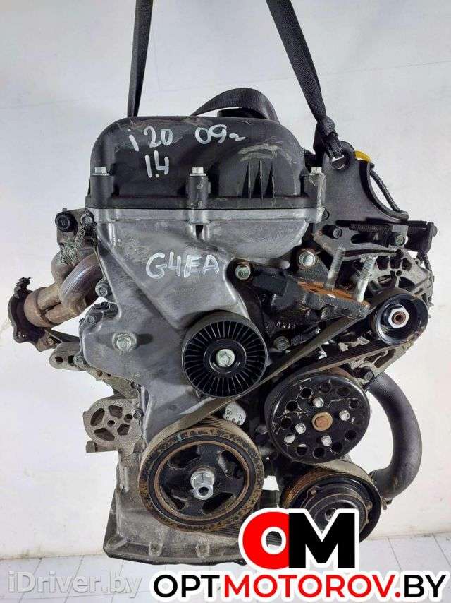 Двигатель  Hyundai i20 PB 1.4  Бензин, 2009г. G4FA  - Фото 1
