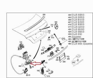 Заглушка обшивки багажника Mercedes SL r230 2017г. A2047580014 - Фото 2