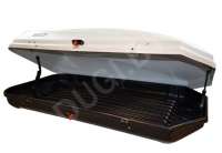 Багажник на крышу Автобокс (480л) FirstBag 480LT J480.006 (195x85x40 см) цвет Lincoln Corsair 2012г.  - Фото 37
