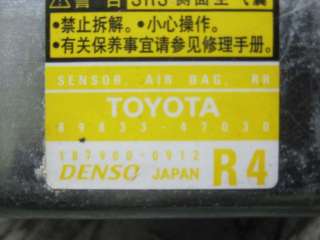 Датчик удара Toyota Prius 2 2006г. 89833-47030 - Фото 3