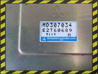 Блок управления двигателем Mitsubishi Galant 7 1995г. MD307034 E2T60689 - Фото 2