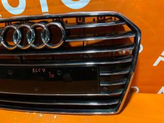 решетка радиатора Audi A6 C7 (S6,RS6) 2014г. 4G0853651AET94, 4G0853651AE - Фото 2