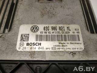 Блок управления двигателем Volkswagen Touran 1 2007г. 03G906021ML,0281014046 - Фото 4