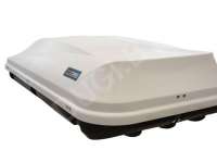 Багажник на крышу Автобокс (450л) на крышу FirstBag, цвет белый матовый Chery Bonus A13 2012г.  - Фото 7