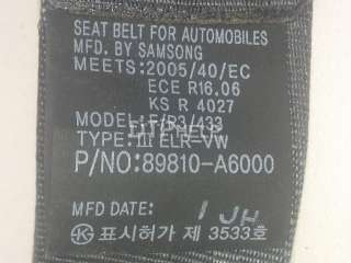Ремень безопасности Hyundai i30 GD 2013г. 89810A6000RY - Фото 5