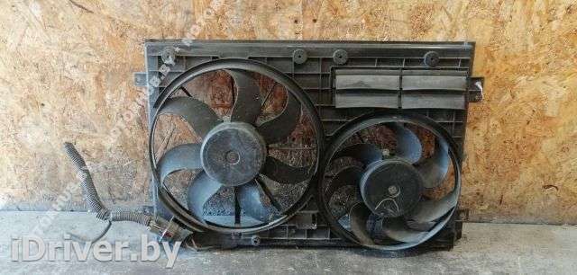 Вентилятор радиатора Skoda Superb 2 2014г.  - Фото 1