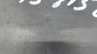Заглушка (решетка) в бампер Hyundai Santa FE 2 (CM) 2009г. 865132b000 - Фото 3