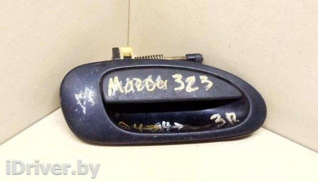 Ручка наружная задняя правая Mazda 323 BA 1995г.  - Фото 1
