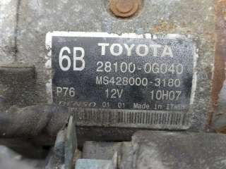 Стартер Toyota Avensis 1 2002г. 28100-0G040 - Фото 5