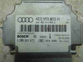 Блок управления подушек безопасности Audi A8 D3 (S8) 2005г. 4E0959655H,4E0910655D - Фото 4