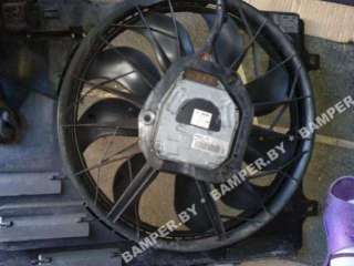 Вентилятор радиатора Volkswagen Sharan 1 restailing 2007г.  - Фото 4